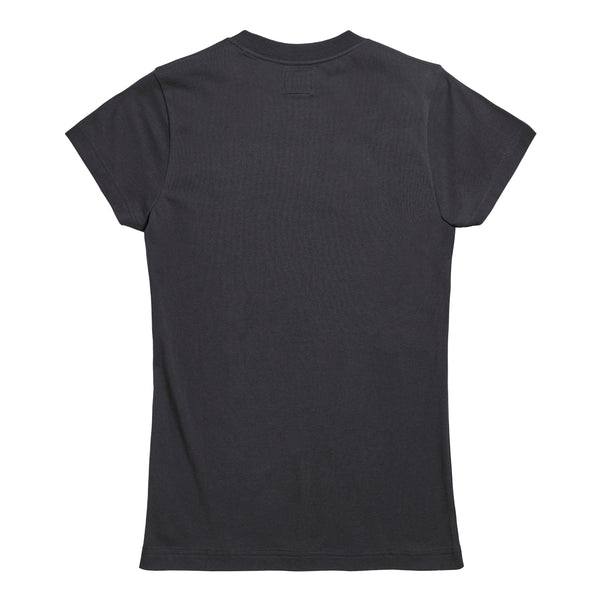 Luss Womens Arch Logo Tee in Black