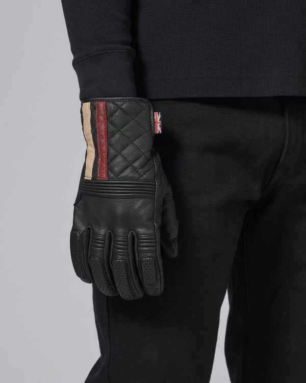 Sulby Leather Glove in Black