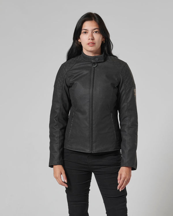 Triple Leather Jacket in Black - SS23