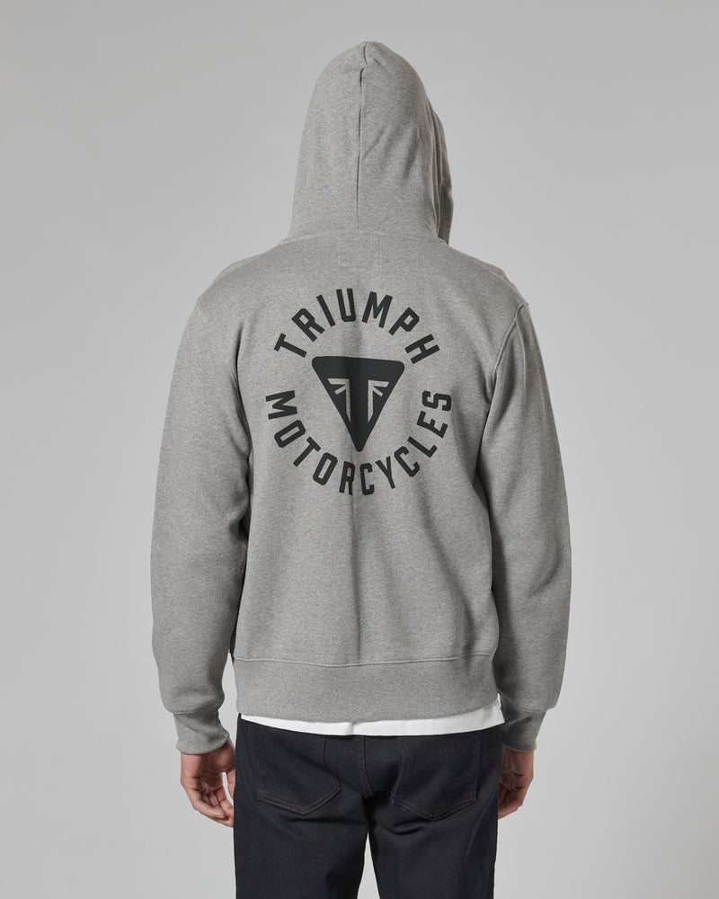 Digby Full-Zip Hoodie in Grey