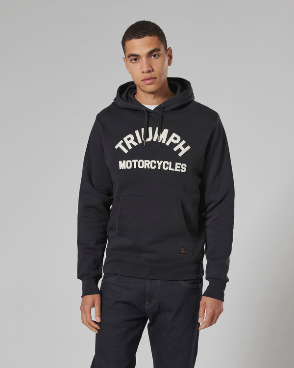 Carrick Pull-On Hoodie in Black - SS23