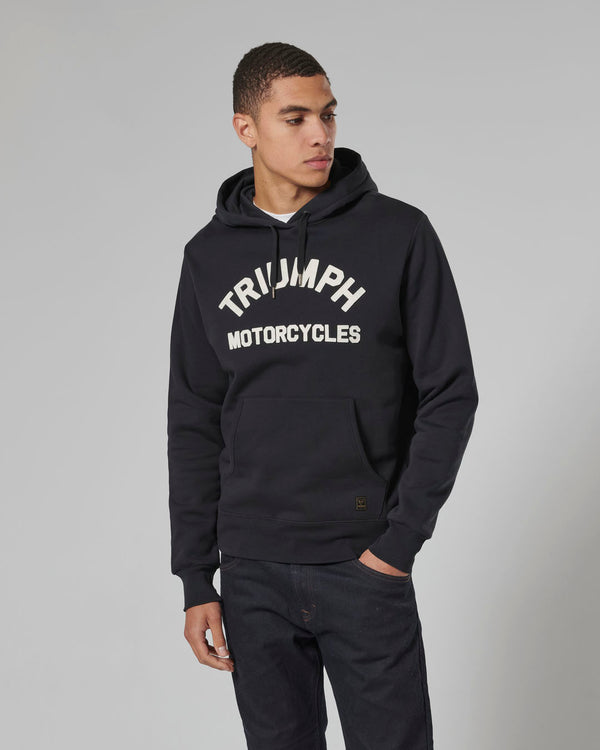 Carrick Pull-On Hoodie in Black - SS23