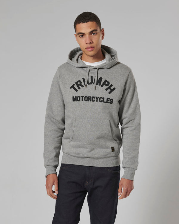 Carrick Pull-On Hoodie in Grey Marl - SS23