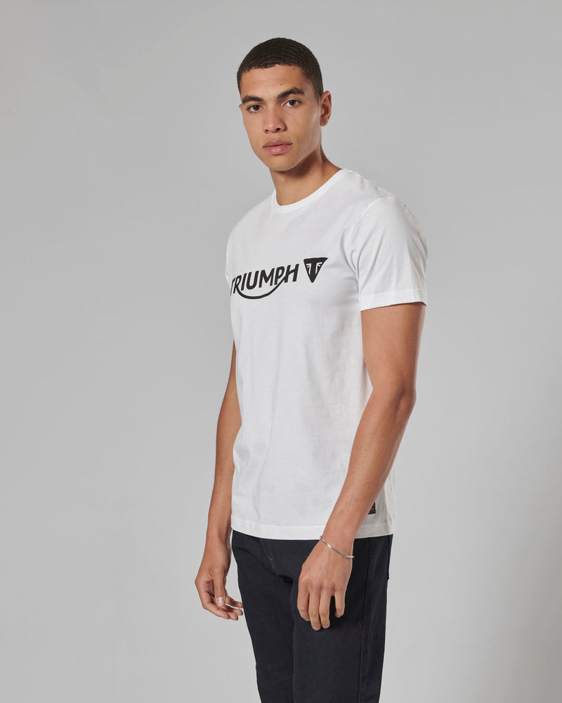 Cartmel Logo Tee in White