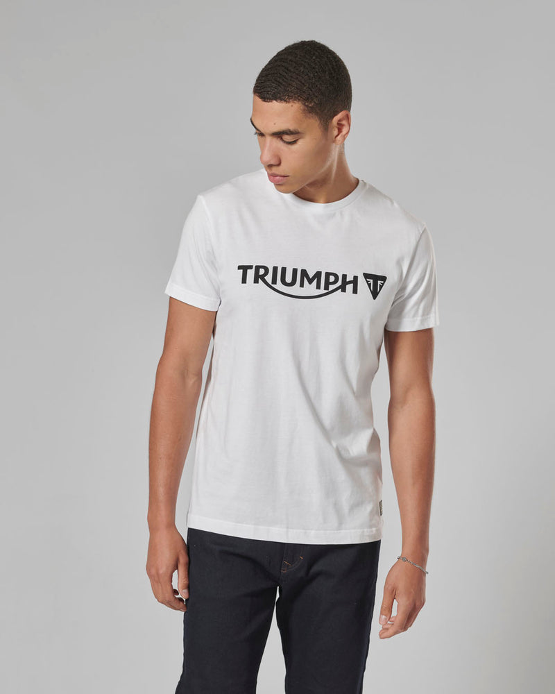 Cartmel Logo Tee in White