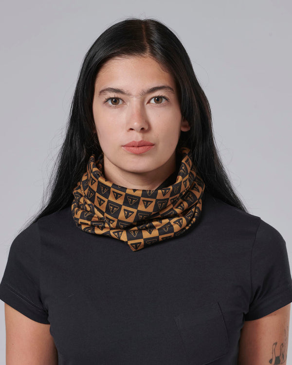 Prix Neck Tube in Black and Gold