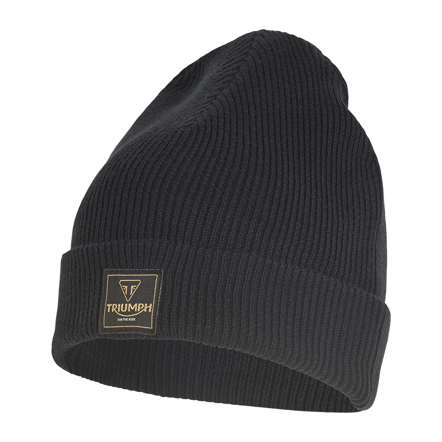 Polar Knitted Beanie in Black - SS23