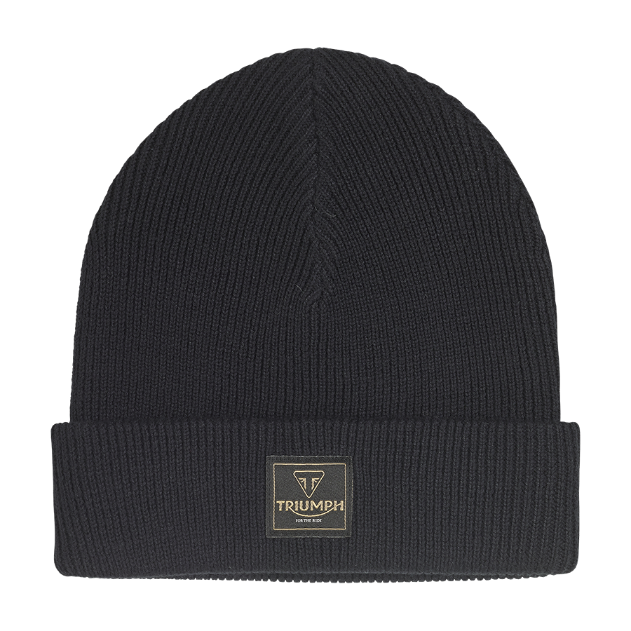 Polar Knitted Beanie in Black - SS23