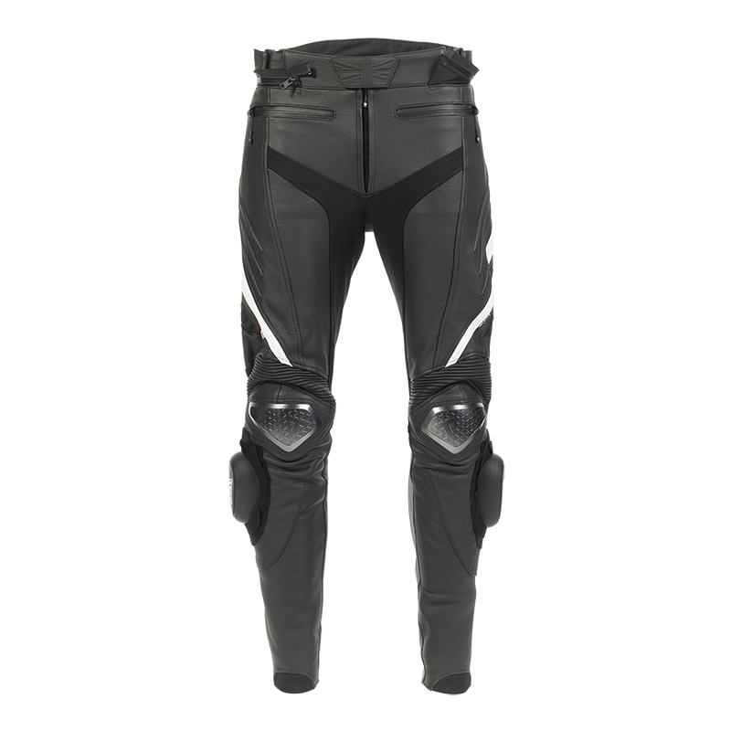 Triple Leather Jeans in Black - SS23