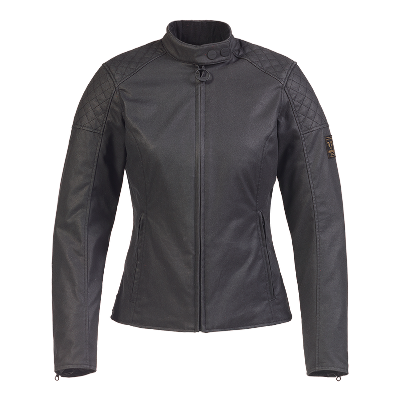 Braddan Womens Wax Jacket in Black - SS23