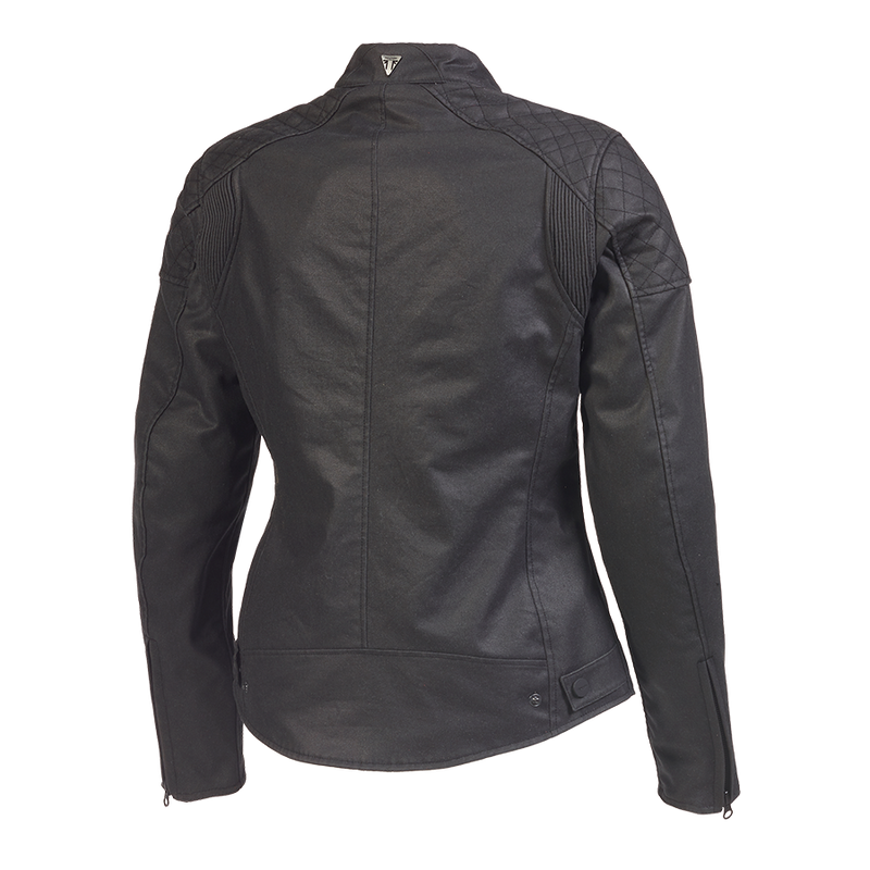 Braddan Womens Wax Jacket in Black - SS23