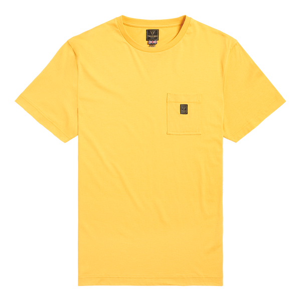 Ditchling Back Logo Pocket Tee in Gold - SS23