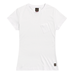 Snake Pit Womens Tee in White and Grey - SS23