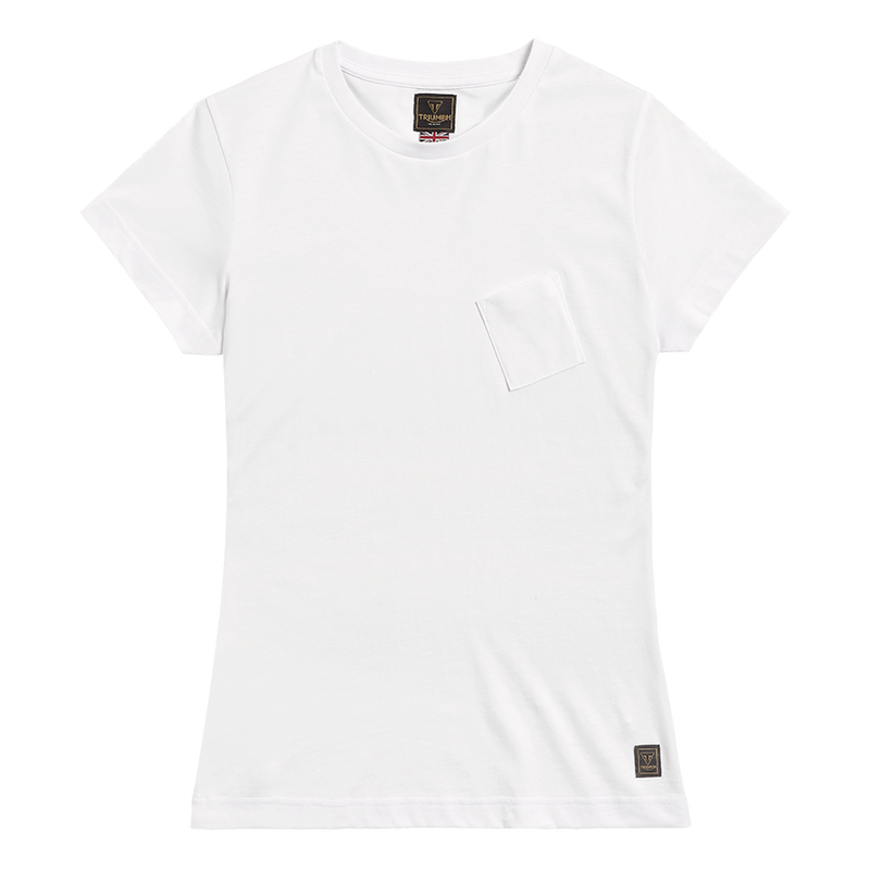 Snake Pit Womens Tee in White and Grey - SS23