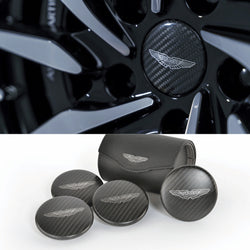 Carbon Fibre Centre Caps - Gloss Finish