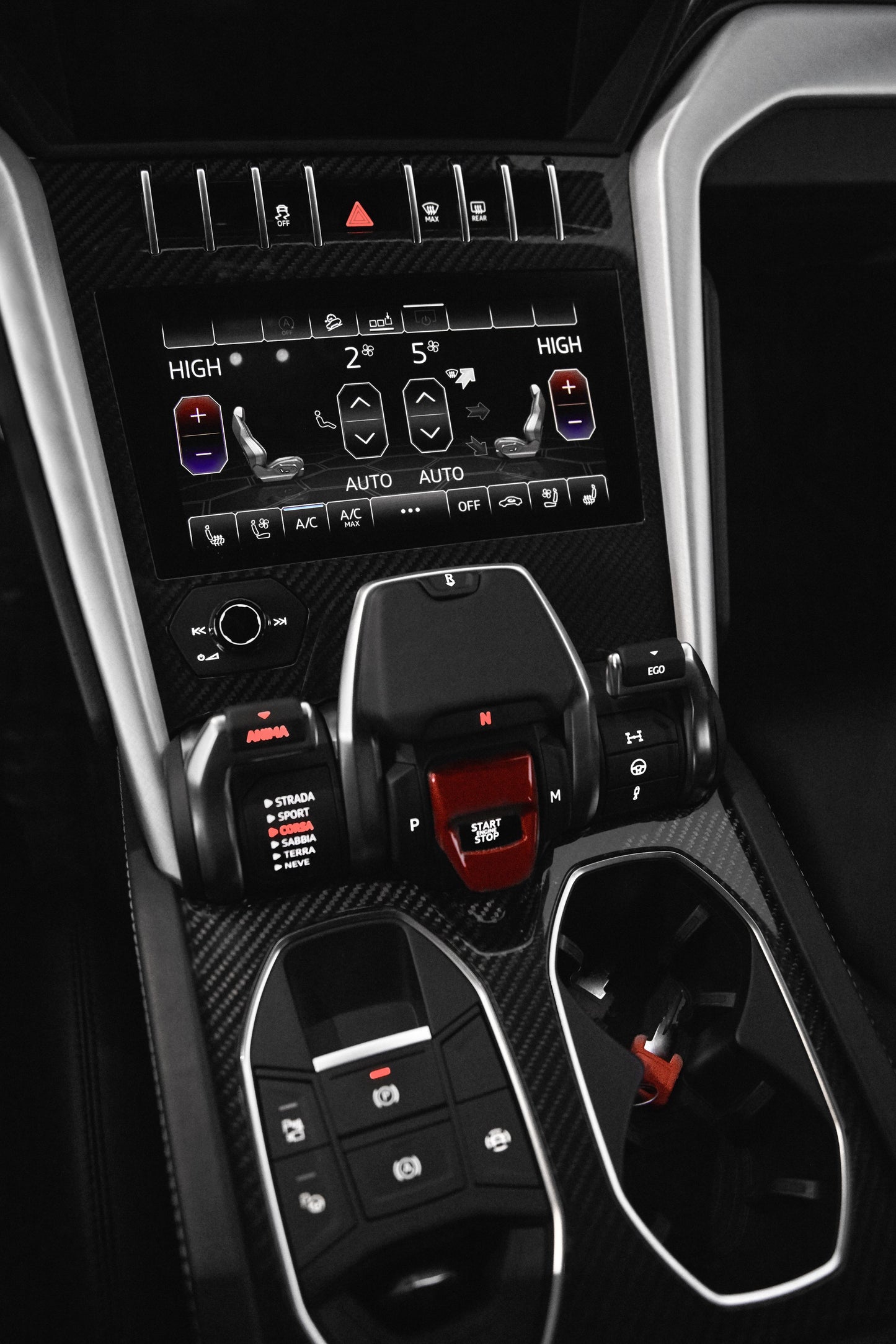 Lamborghini Urus Interior Carbon Fibre Kit