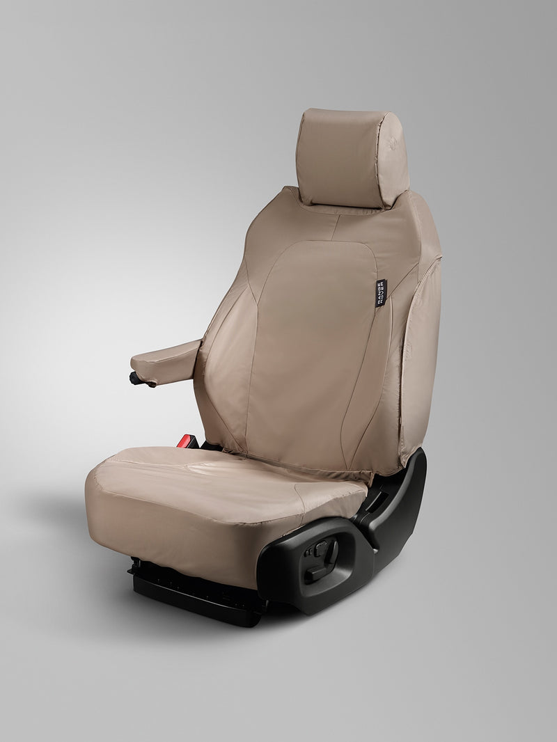 Waterproof Seat Covers - Almond, Rear, Pre 18MY
