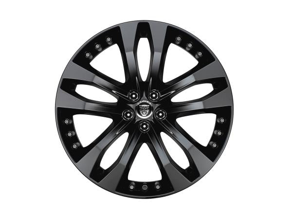 20" Style 5039, Gloss Black, rear