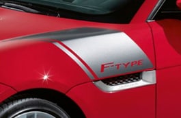 F-TYPE Bonnet Decals - Silver