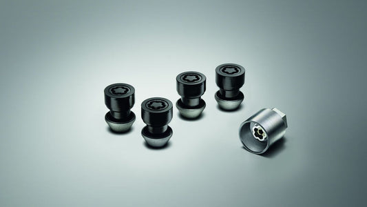 Locking Wheel Nuts - Gloss Black finish